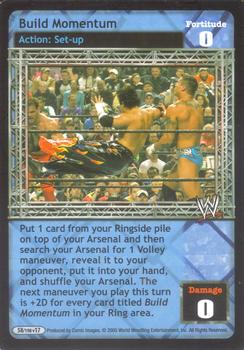 2005 Comic Images WWE Raw Deal: Unforgiven #58 Build Momentum Front