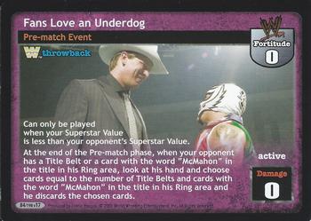 2005 Comic Images WWE Raw Deal: Unforgiven #84 Fans Love an Underdog Front