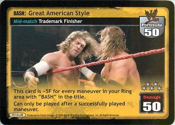 2006 Comic Images WWE Raw Deal: The Great American Bash #75 BASH: Great American Style Front