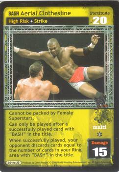 2006 Comic Images WWE Raw Deal: The Great American Bash #4 BASH Aerial Clothesline Front