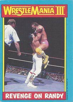 1987 O-Pee-Chee WWF #50 Revenge on Randy Front
