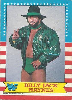 1987 O-Pee-Chee WWF #8 Billy Jack Haynes Front