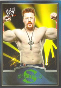 2012 Topps WWE Ringside Relic Dog Tags Inserts #3 Sheamus Front