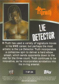 2012 Topps WWE Ringside Relic Dog Tags Inserts #7 R-Truth Back