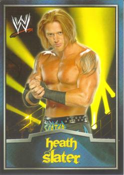 2012 Topps WWE Ringside Relic Dog Tags Inserts #8 Heath Slater Front