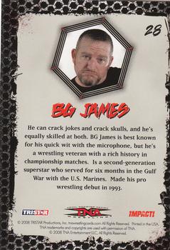 2008 TriStar TNA Impact #28 BG James  Back