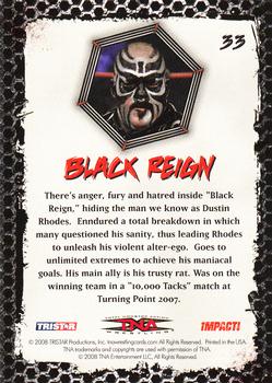 2008 TriStar TNA Impact #33 Black Reign  Back