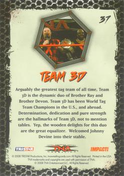 2008 TriStar TNA Impact #37 Team 3D  Back