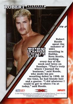 2008 TriStar TNA Impact - Then and Now #TN2 Robert Roode  Back