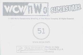 1998 Panini WCW/nWo Photocards #51 Lex Luger Back