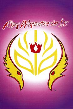 1998 Panini WCW/nWo Photocards #74 Rey Mysterio Logo Front