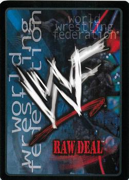 2001 Comic Images WWF Raw Deal: Fully Loaded #41 Hammerlock Back