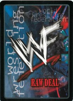 2001 Comic Images WWF Raw Deal: Fully Loaded #100 Intensity Back