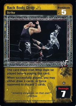 2000 Comic Images WWF Raw Deal #6 Back Body Drop Front