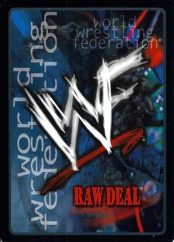 2000 Comic Images WWF Raw Deal #25 Russian Leg Sweep Back