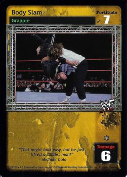 2000 Comic Images WWF Raw Deal #28 Body Slam Front