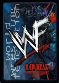 2000 Comic Images WWF Raw Deal #74 Rolling Takedown Back