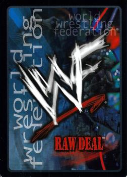2000 Comic Images WWF Raw Deal #84 Tag in Partner Back