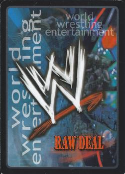2006 Comic Images WWE Raw Deal: No Way Out #69 A Punch That'll Take Someone's Head Off Back