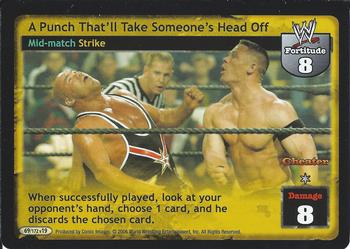 2006 Comic Images WWE Raw Deal: No Way Out #69 A Punch That'll Take Someone's Head Off Front
