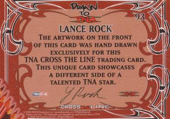 2008 TriStar TNA Cross the Line #93 Lance Rock  Back