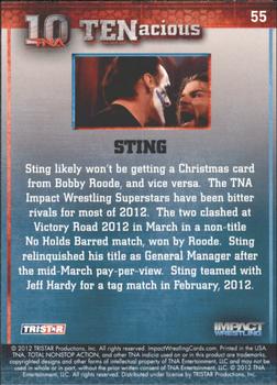 2012 TriStar Impact TNA TENacious #55 Sting Back