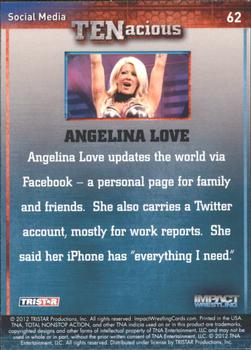 2012 TriStar Impact TNA TENacious #62 Angelina Love Back
