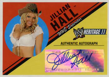 2006 Topps Heritage II WWE - Autographs #NNO Jillian Hall  Front