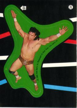 1985 O-Pee-Chee WWF Pro Wrestling Stars - Stickers #15 Superfly Jimmy Snuka Front