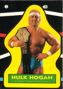 1985 O-Pee-Chee WWF Pro Wrestling Stars - Stickers #1 Hulk Hogan Front