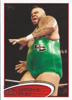 2012 Topps WWE #13 Brodus Clay  Front
