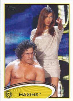 2012 Topps WWE #17 Maxine  Front