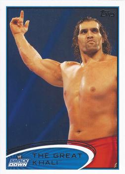 2012 Topps WWE #28 The Great Khali  Front