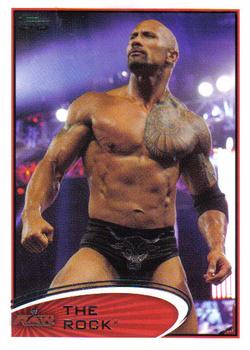 2012 Topps WWE #87 The Rock  Front