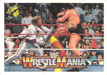 1990 Classic WWF The History of Wrestlemania #35 Hulk Hogan / Andre the Giant / 