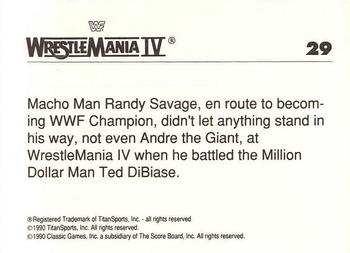 1990 Classic WWF The History of Wrestlemania #29 