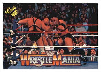 1990 Classic WWF The History of Wrestlemania #67 Demolition / Tito Santana Front