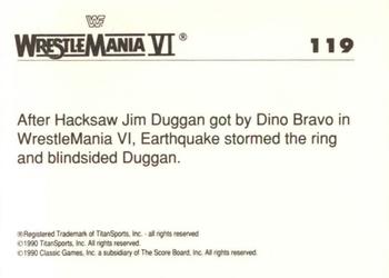1990 Classic WWF The History of Wrestlemania #119 