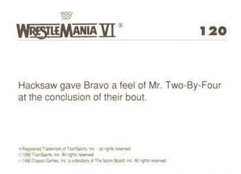 1990 Classic WWF The History of Wrestlemania #120 