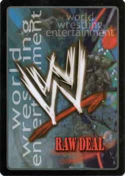 2003 Comic Images WWE Raw Deal: Velocity #97 Backstage Warm-up Routine Back