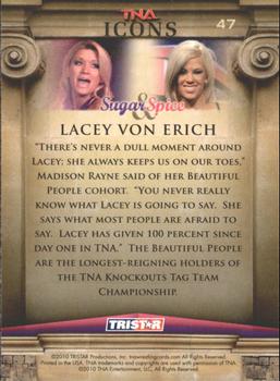 2010 TriStar TNA Icons #47 Lacey Von Erich Back