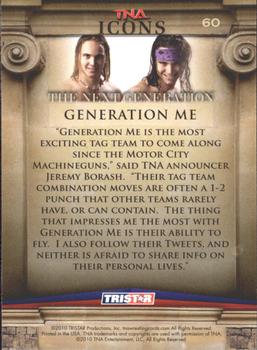 2010 TriStar TNA Icons #60 Generation Me Back