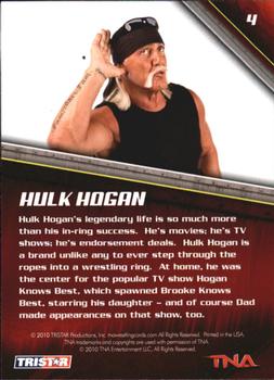 2010 TriStar TNA New Era #4 Hulk Hogan Back