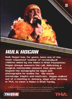 2010 TriStar TNA New Era #5 Hulk Hogan Back