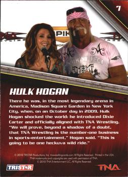 2010 TriStar TNA New Era #7 Hulk Hogan Back