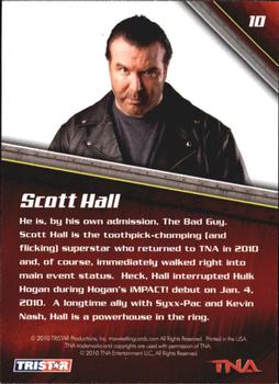 2010 TriStar TNA New Era #10 Scott Hall Back