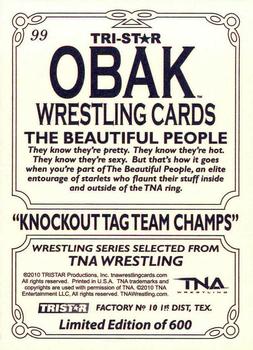 2010 TriStar TNA New Era #99 The Beautiful People Back