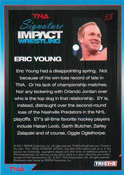 2011 TriStar Signature Impact #55 Eric Young Back