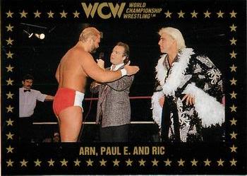 1991 Championship Marketing WCW #48 Arn, Paul E. and Ric Front