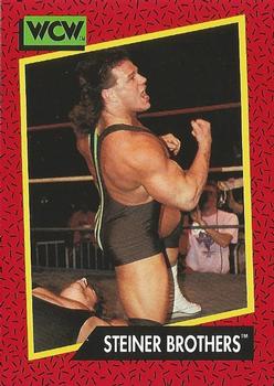 1991 Impel WCW #110 Steiner Brothers Front